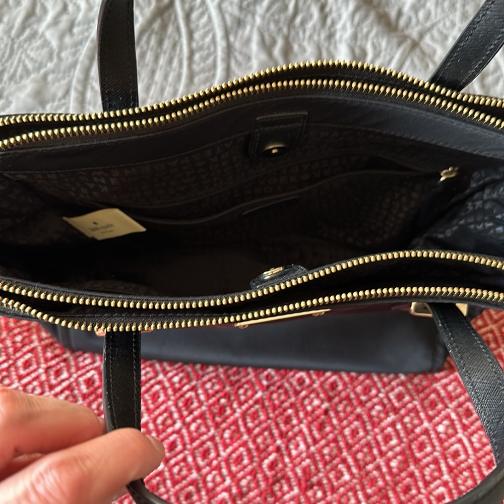 kate spade ♠ Authentic Nylon Black Purse - Picture 2 of 9